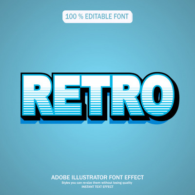 酷炫海报广告特效字体