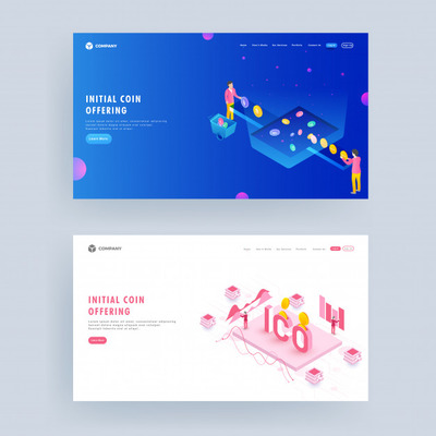 商务人士货币交换广告banner模板