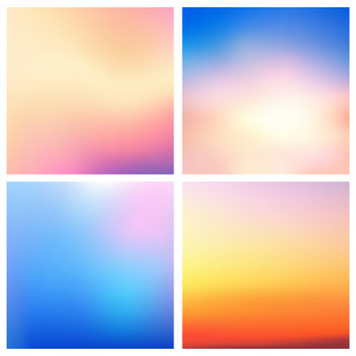 模糊的抽象彩色渐变背景