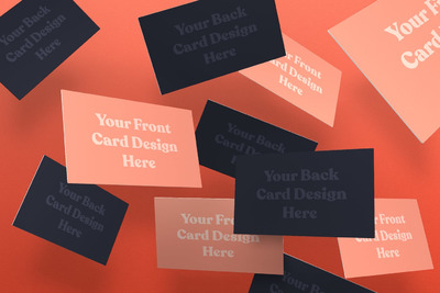 组合式名片样机素材下载[PSD]