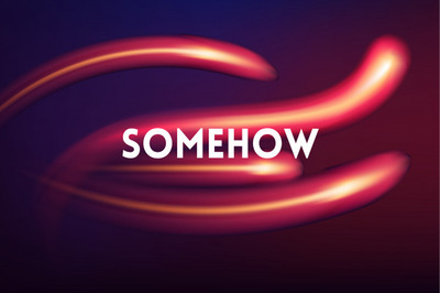 抽象霓虹灯空间背景