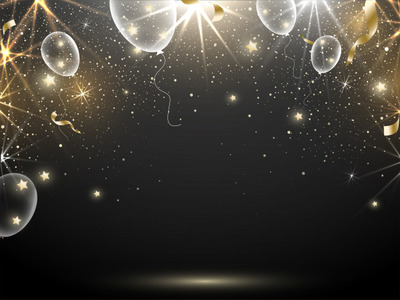 灯光效果黑色背景装饰