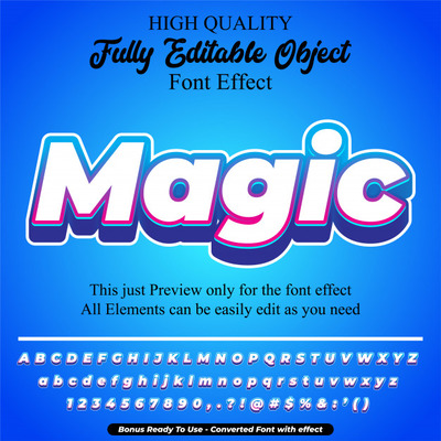 魔幻文本风格AI字体样式