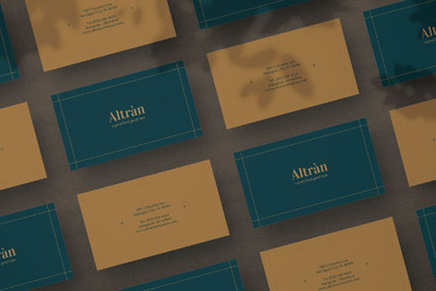 高端餐厅名片设计模板下载[PSD]