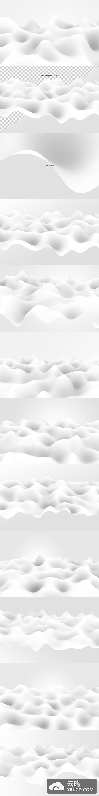 白色波纹背景纹理素材下载（JPG）