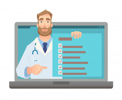 在线医学插画网站模板