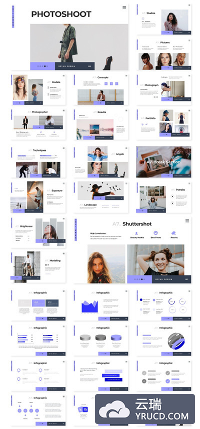 适合展示图片的PPT模板下载（PPTX）