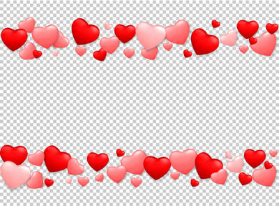 爱心装饰情人节背景素材