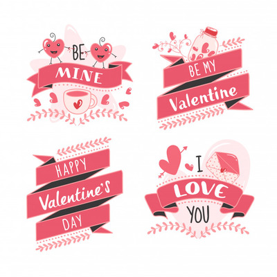 创意情人节标签图形素材