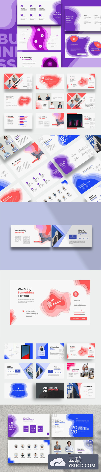 2020 商业项目PPT模板下载（PPTX）