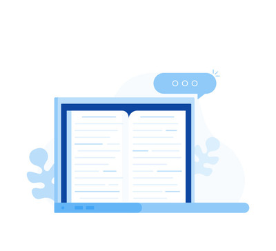 电子图书数字阅读概念