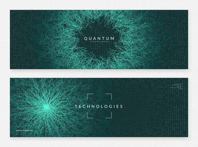 大数据抽象数字科技横幅