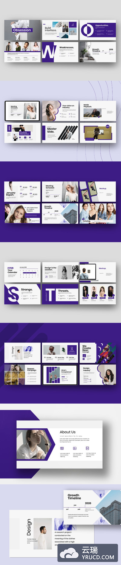 极简主义优秀创意PPT模板下载 (PPTX)