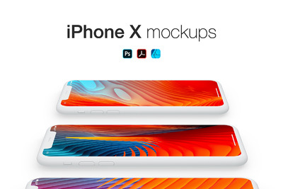 亚光透视角度的 iPhones 手机样机下载（PSD）