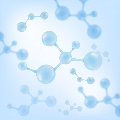 分子结构科技矢量背景 Molecular structure background Vector