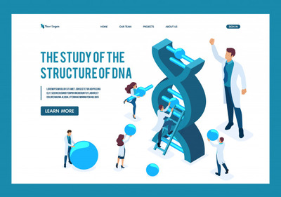 优质矢量DNA科技基因插画Isometric scientists are investigating the structure of dna, making experiments landing page | Premium Vector Isometric scientists are investigating the structure of dna, making experiments landing page | Premium Vector