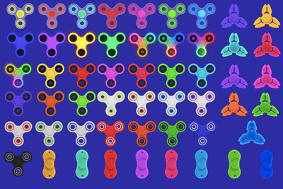 各种各样的指尖陀螺图形素材下载（PNG）