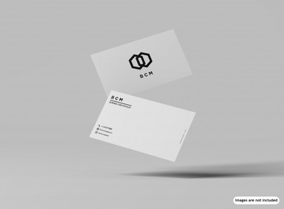 简约高端商务名片样机素材