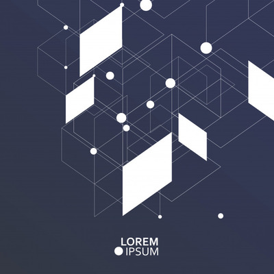 抽象科学技术几何背景