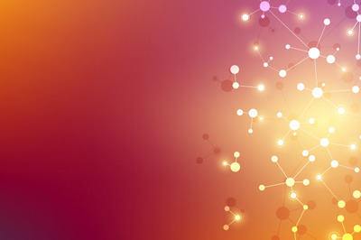 分子结构连接科技背景