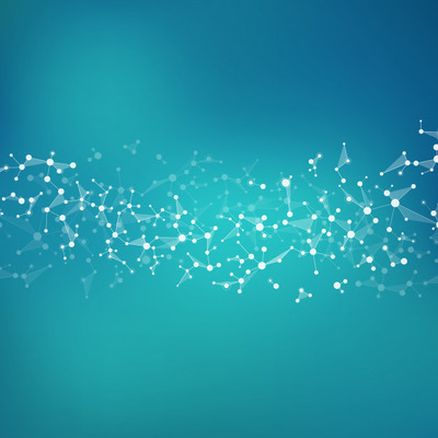 分子结构网络背景