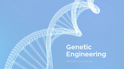 线框dna分子结构网背景