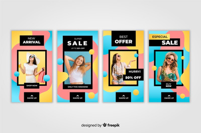 社交媒体销售广告设计模板