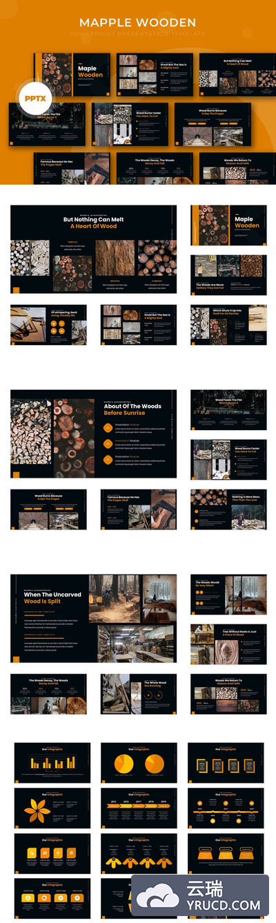 时尚高端野餐放松powerpoint幻灯片演示模板（pptx）