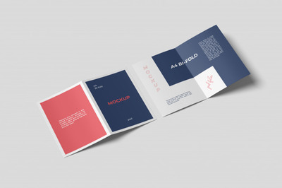 A4双折高角度视图模型