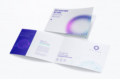 优质折页宣传册样机展示