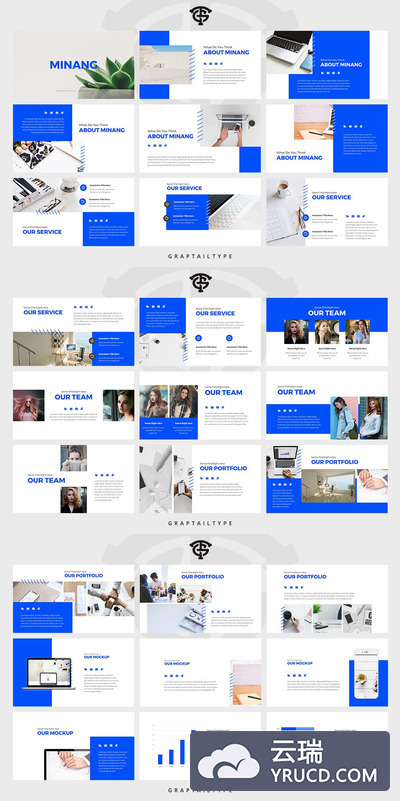 高端企业专用PPT模板下载（PPTX）