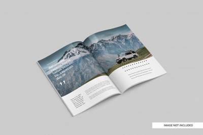 时尚高端透视杂志画册展示样机