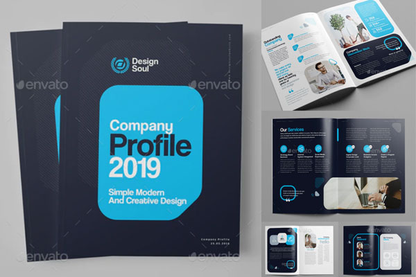 公司简介/企业宣传册设计模板[INDD]