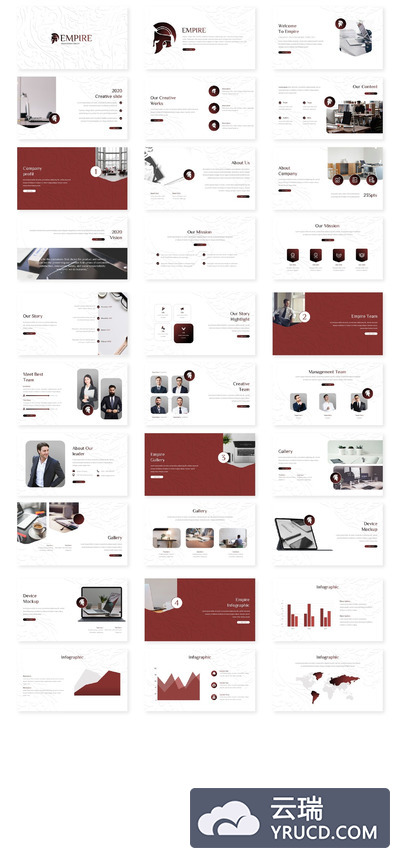 干净简单的PPT模板（PPTX）