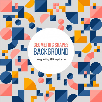 抽象几何形状设计背景