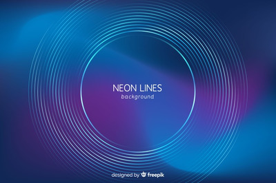 抽象未来主义霓虹灯背景