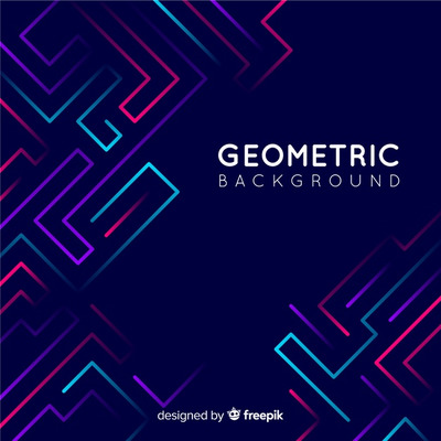 时尚抽象几何科技背景