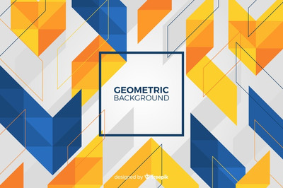 时尚抽象几何形状的背景