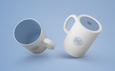 用来推销的咖啡杯样机模型 [PSD]