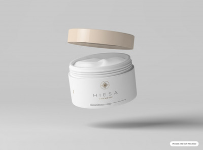 高端面霜盒设计样机模型