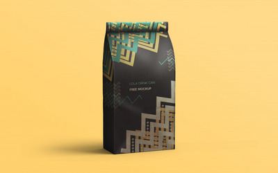咖啡袋包装样机素材 Standing coffee bag | Premium PSD File