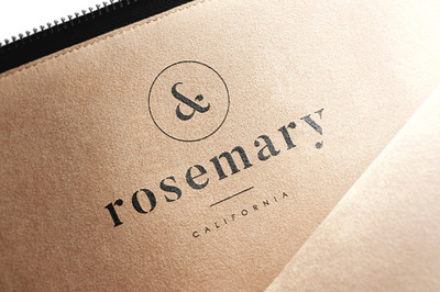 奢华纺织品Logo设计展示样机模型