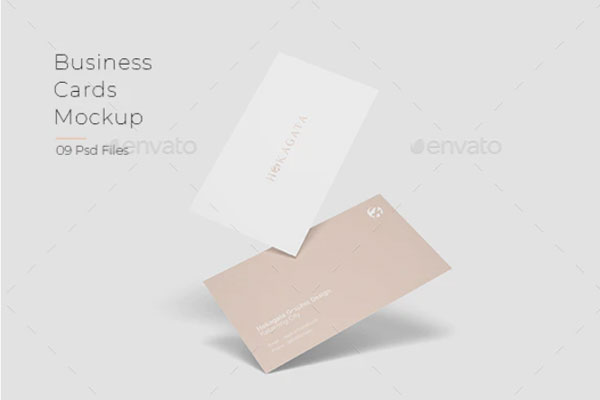 企业名片样机展示模板