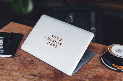 Macbook皮肤设计样机展示模型