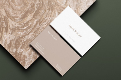 现代简约商业名片展示样机