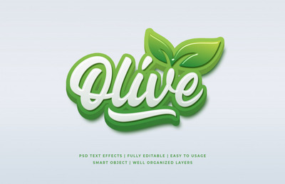 自然的PS文字特效字体样式