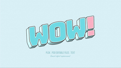 3D文本PS字体特效