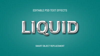 Chrome风格的3d文字效果编辑样式