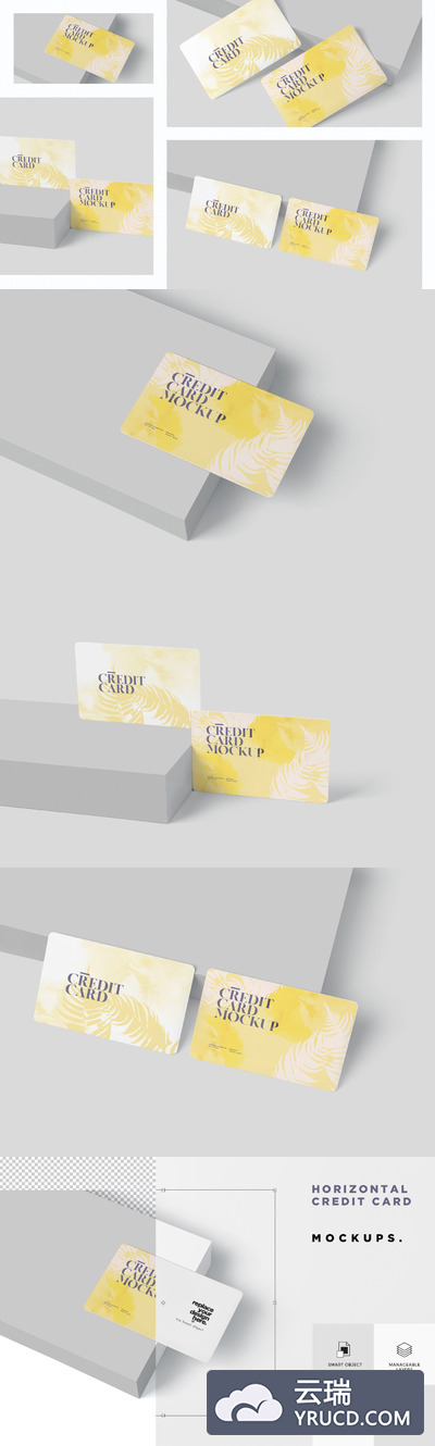 横版名片样机下载[PSD]