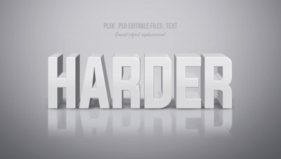 3D特效字体图层样式